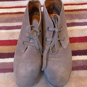 Brown Faux suede boots by Lucky brand